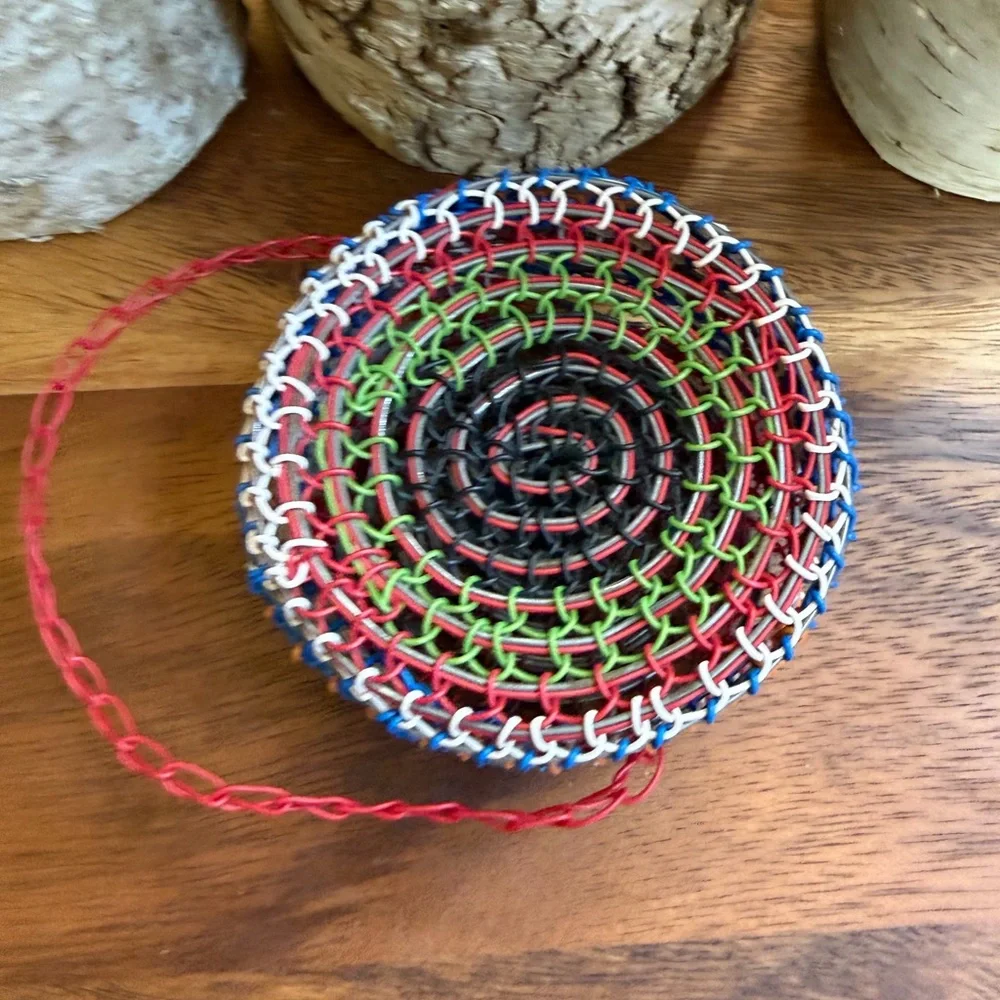 Vintage handwoven artisan